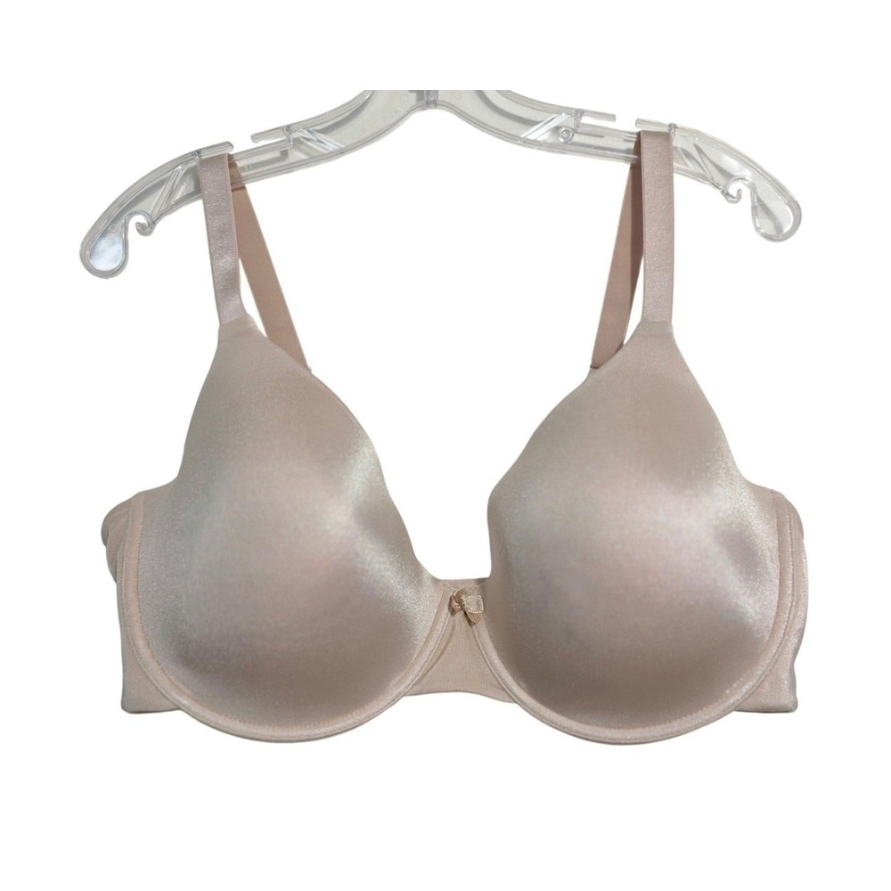 Breezies Underwire Bra Womens 42DD Nude Shimmer Full Coverage EUC